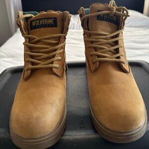 Wolverine Men’s Wheat Nubuck Work Boots 6” | Light Wear | Size 7